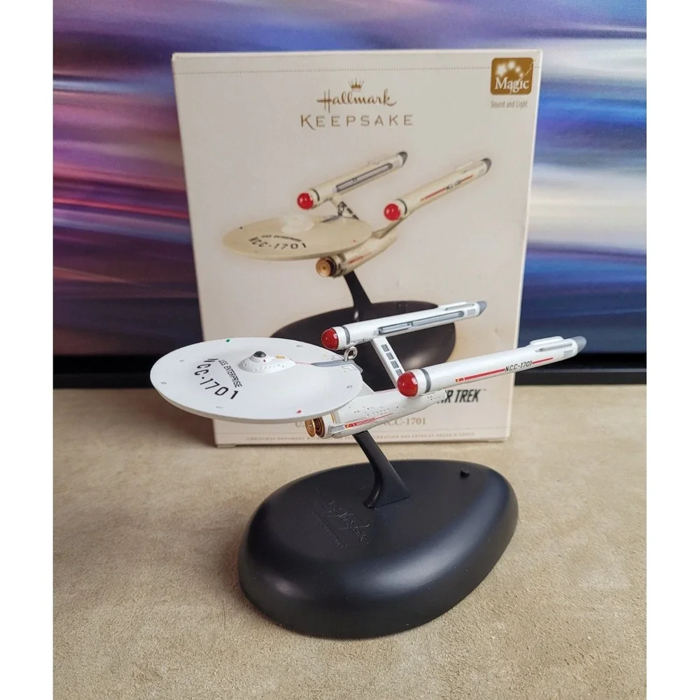 Hallmark Keepsake STAR TREK Ornaments-Lot of Four, Vintage, Enterprise, Etc.